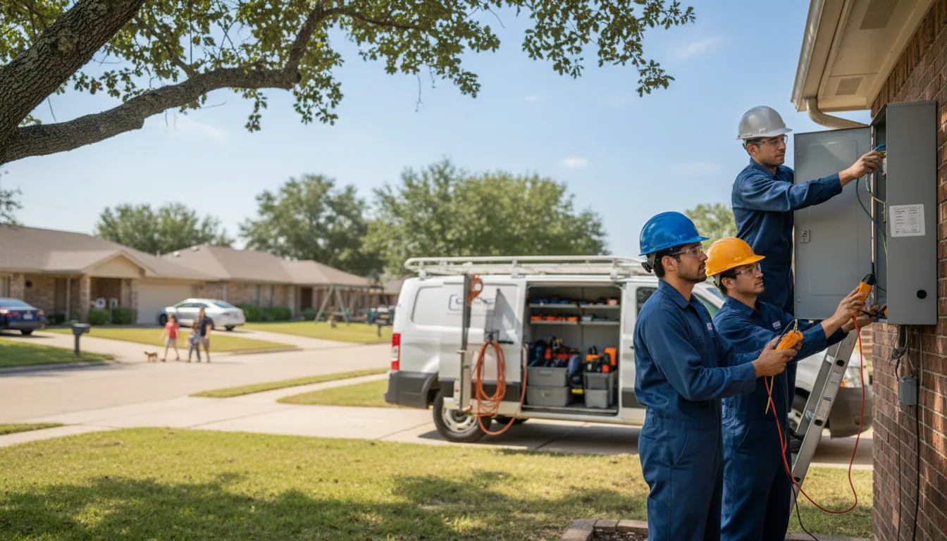 Certified electrician providing emergency electrical services in Conception Junction, MO